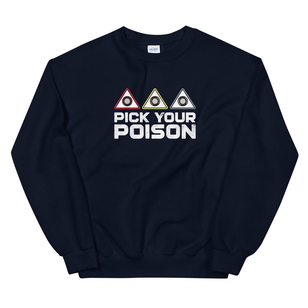 Pick Your Poison Sweatshirt Embattled Clothing Navy S 