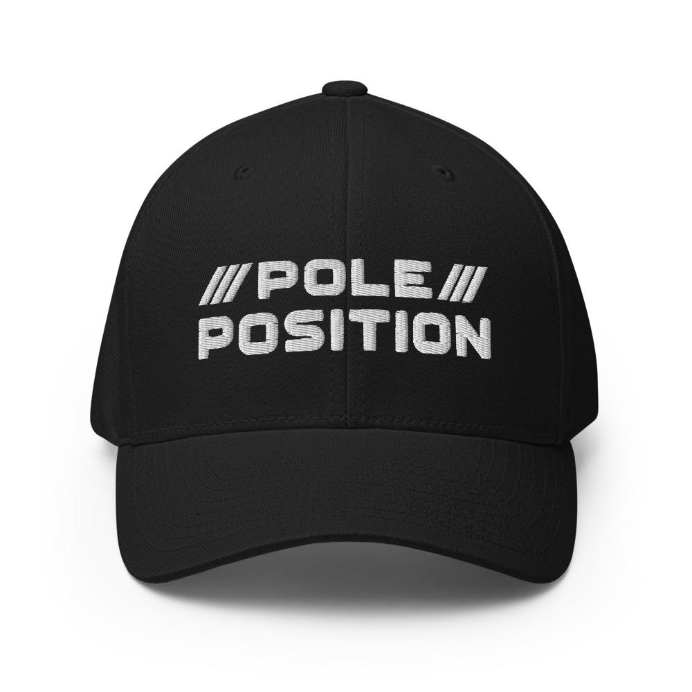 POLE POSITION Hat Embattled Clothing Black S/M 
