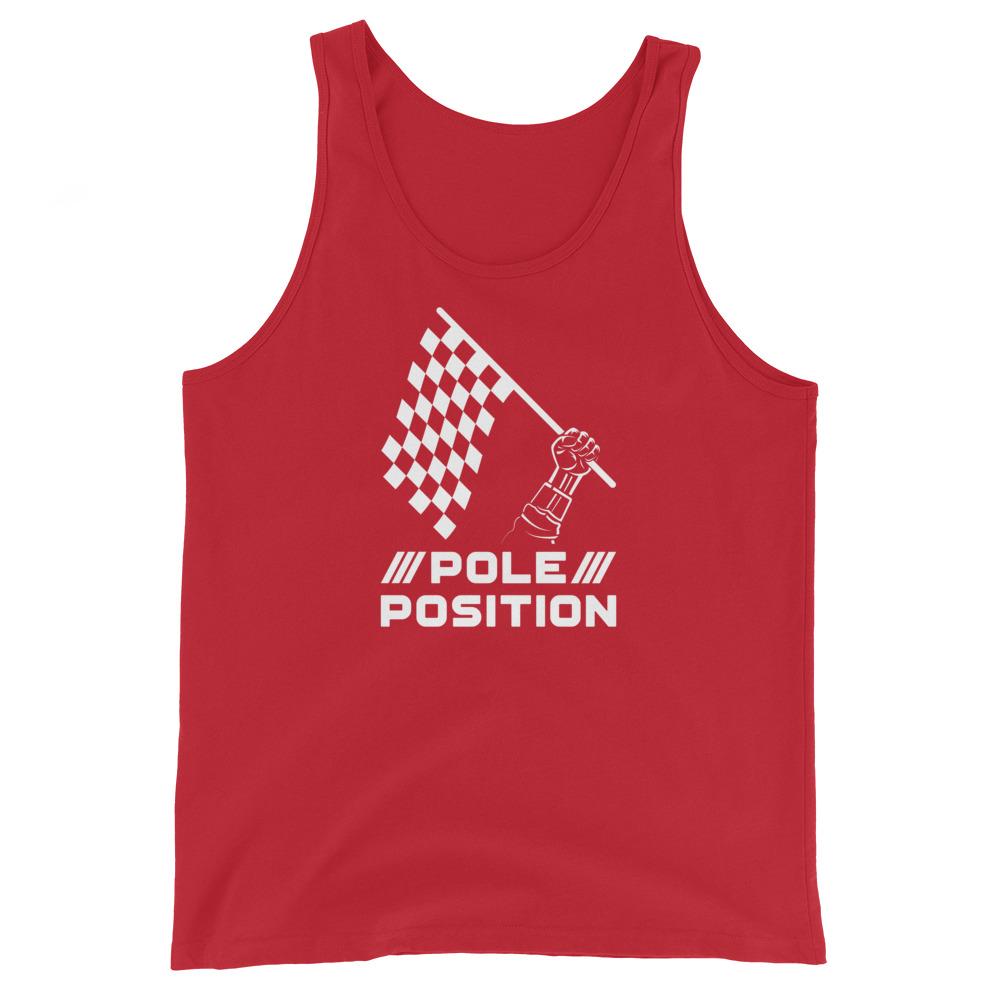 POLE POSITION Tank Top Embattled Clothing Red XS 