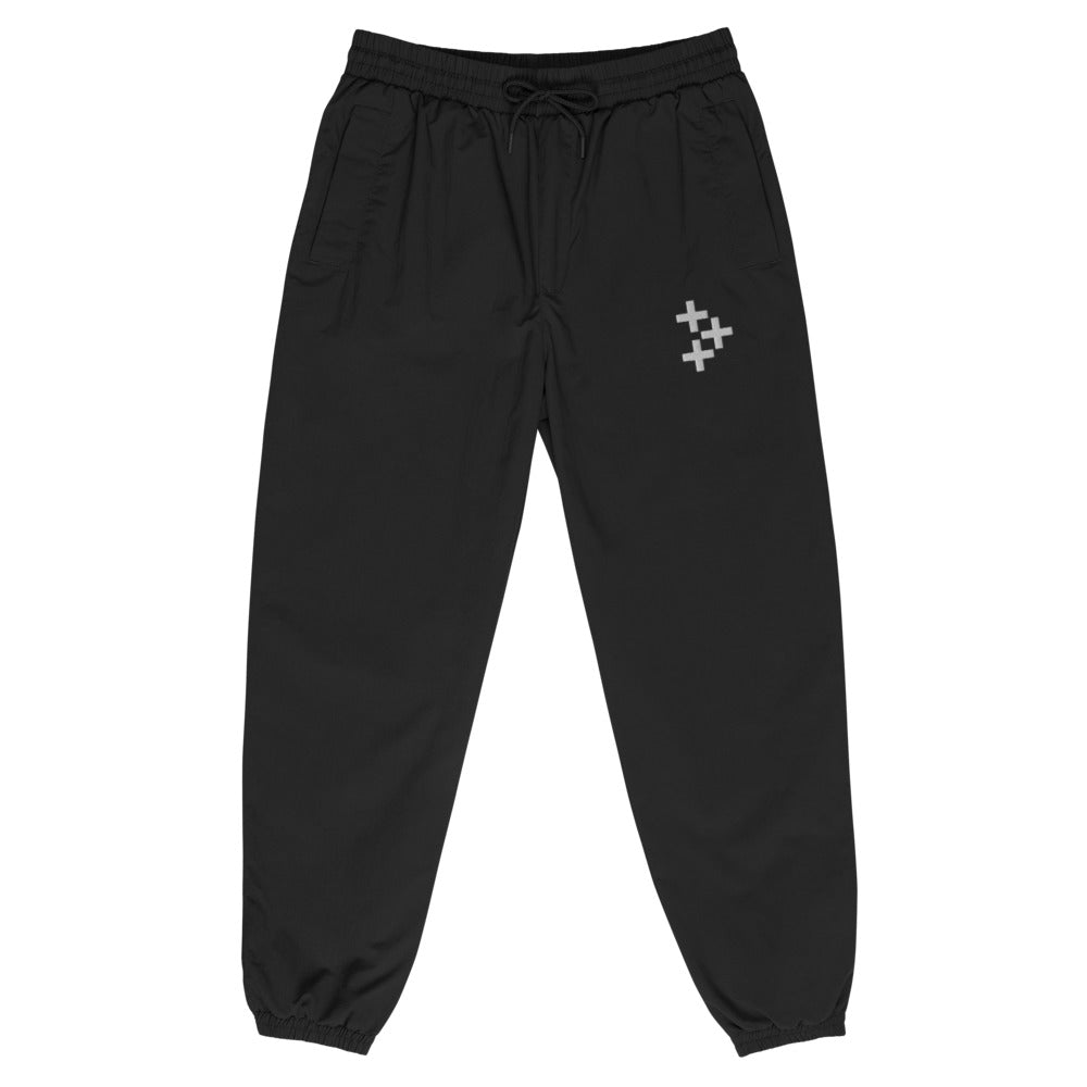 POSITIVE PERFORMANCE Recycled tracksuit trousers Embattled Clothing Black XXS 