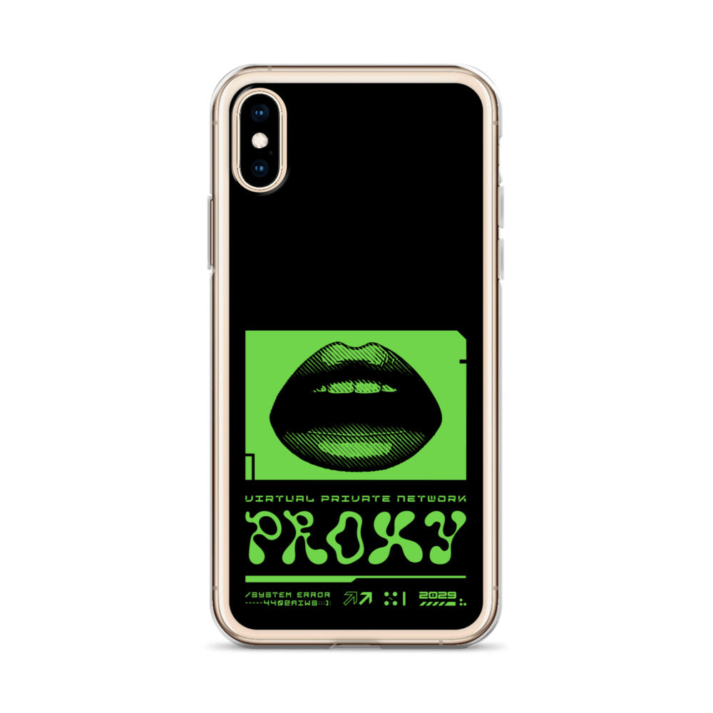 PROXXXY NETWORK ERROR (CYBER GREEN) iPhone Case Embattled Clothing 