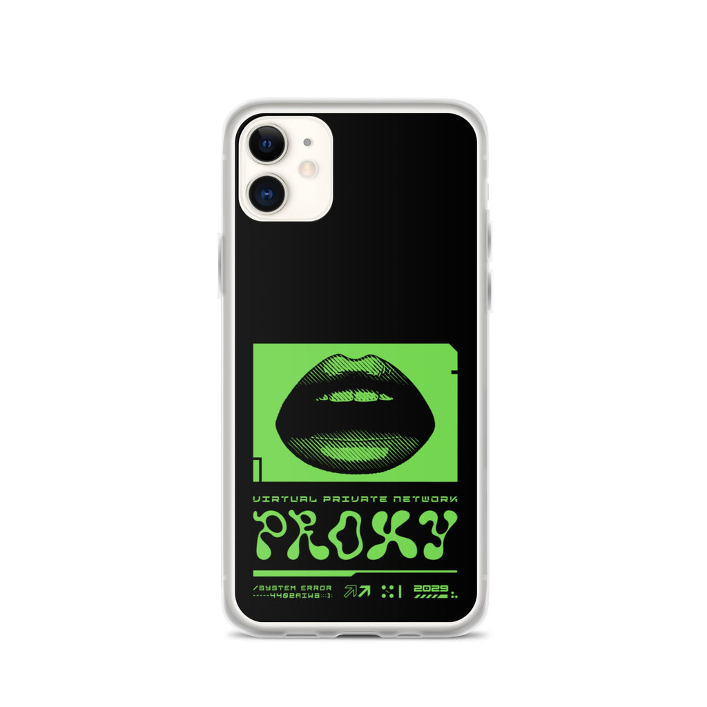 PROXXXY NETWORK ERROR (CYBER GREEN) iPhone Case Embattled Clothing iPhone 11 