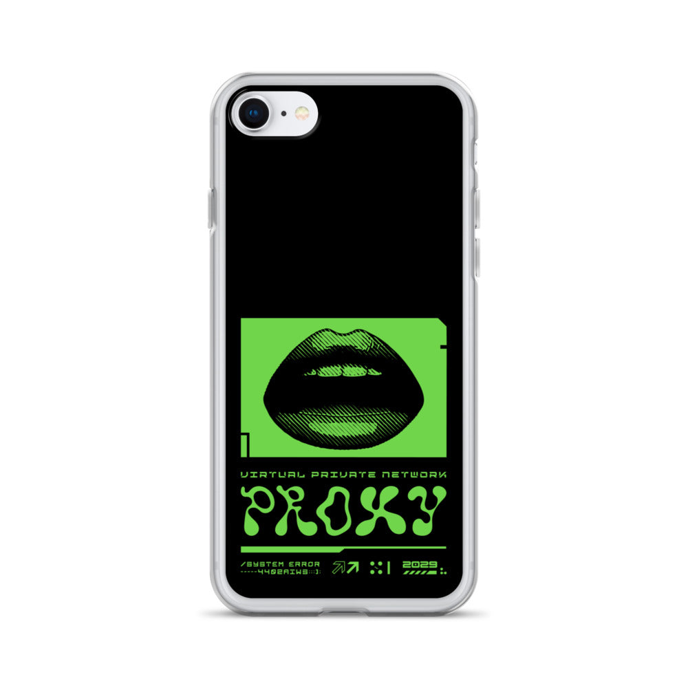 PROXXXY NETWORK ERROR (CYBER GREEN) iPhone Case Embattled Clothing iPhone SE 