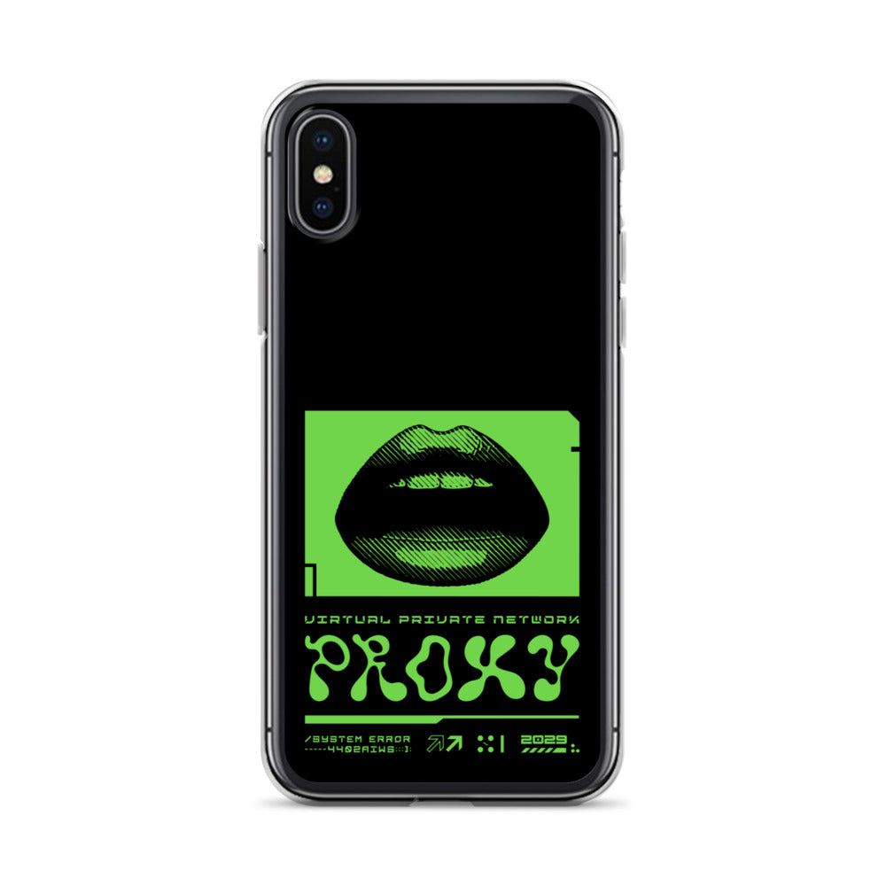 PROXXXY NETWORK ERROR (CYBER GREEN) iPhone Case Embattled Clothing iPhone X/XS 