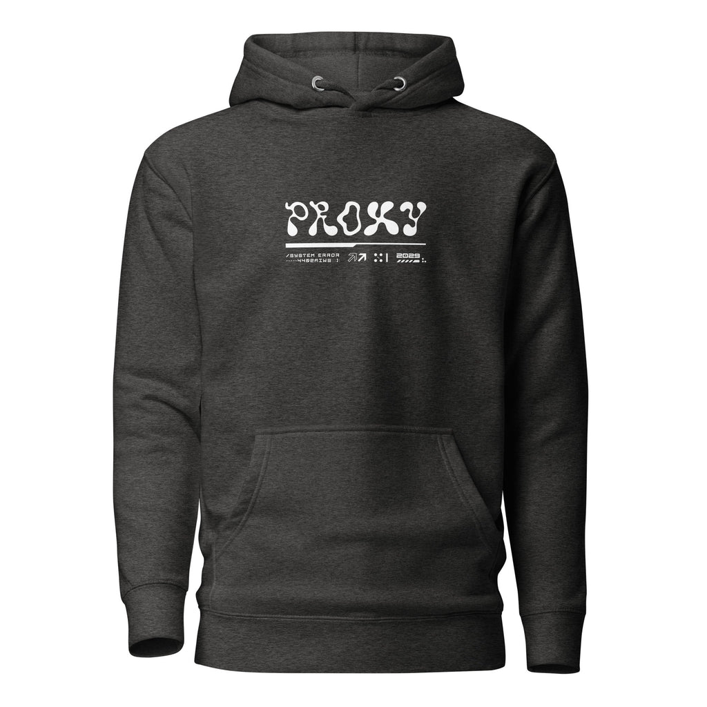 PROXXXY NETWORK ERROR Hoodie Embattled Clothing Charcoal Heather S 