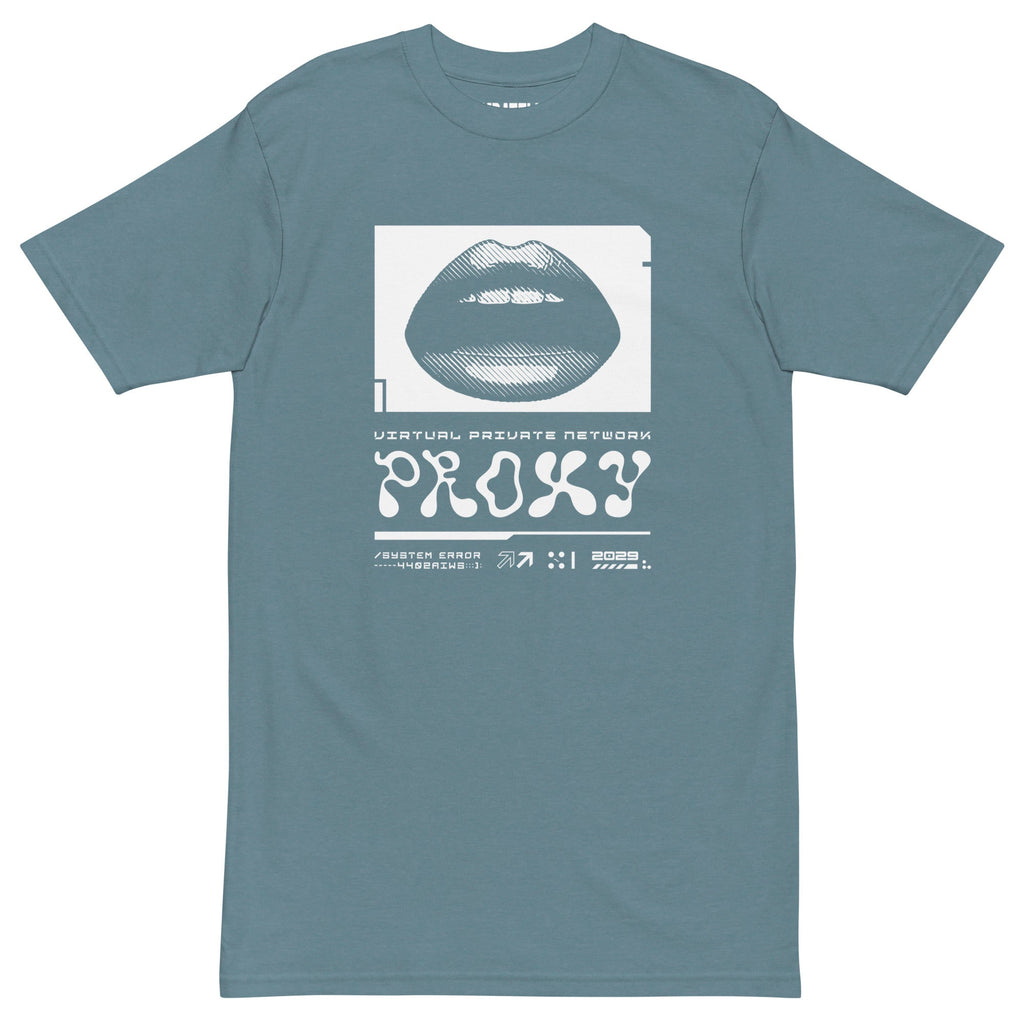 PROXXXY NETWORK ERROR Men’s premium heavyweight tee Embattled Clothing Agave S 