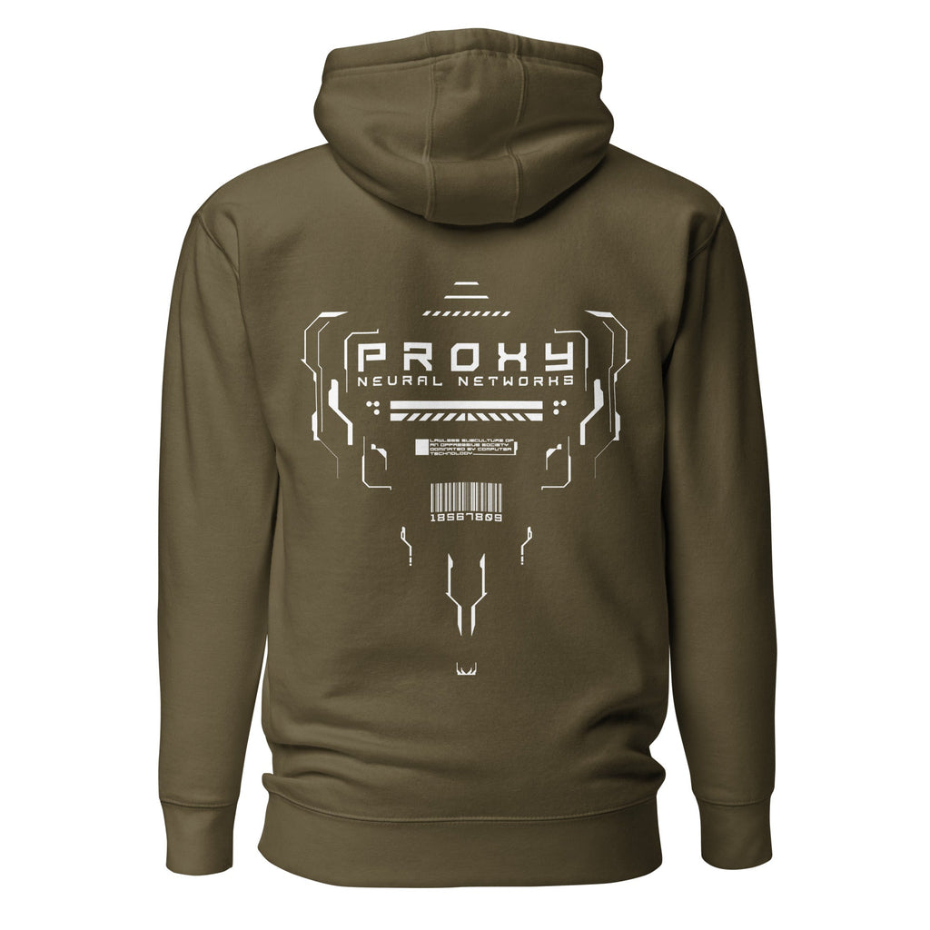 PROXY-RUNNER 2099 Hoodie Embattled Clothing Military Green S 
