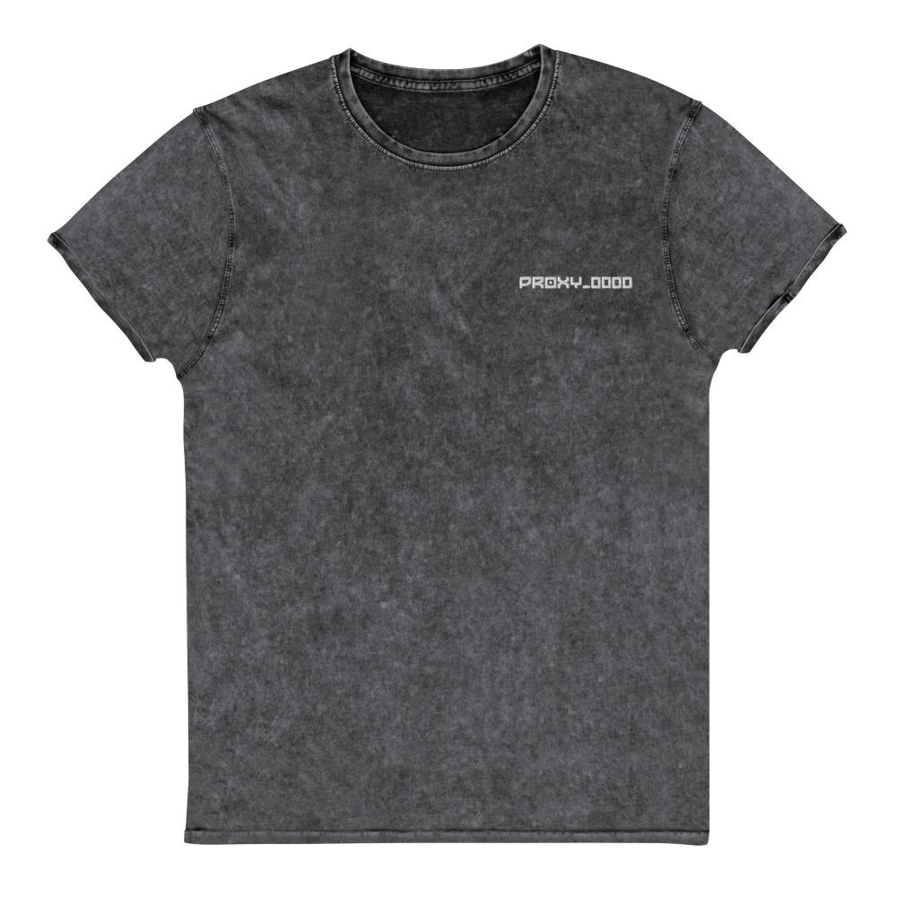 PROXY_0000 Denim T-Shirt Embattled Clothing Black S 