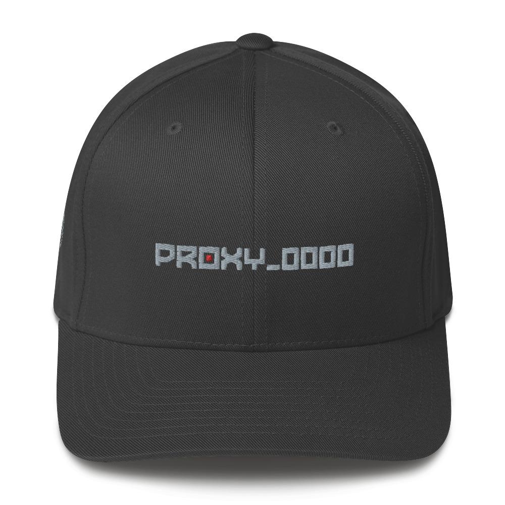 PROXY_0000 EMBATTLED CREW LEADER Structured Twill Cap Embattled Clothing Dark Grey S/M 