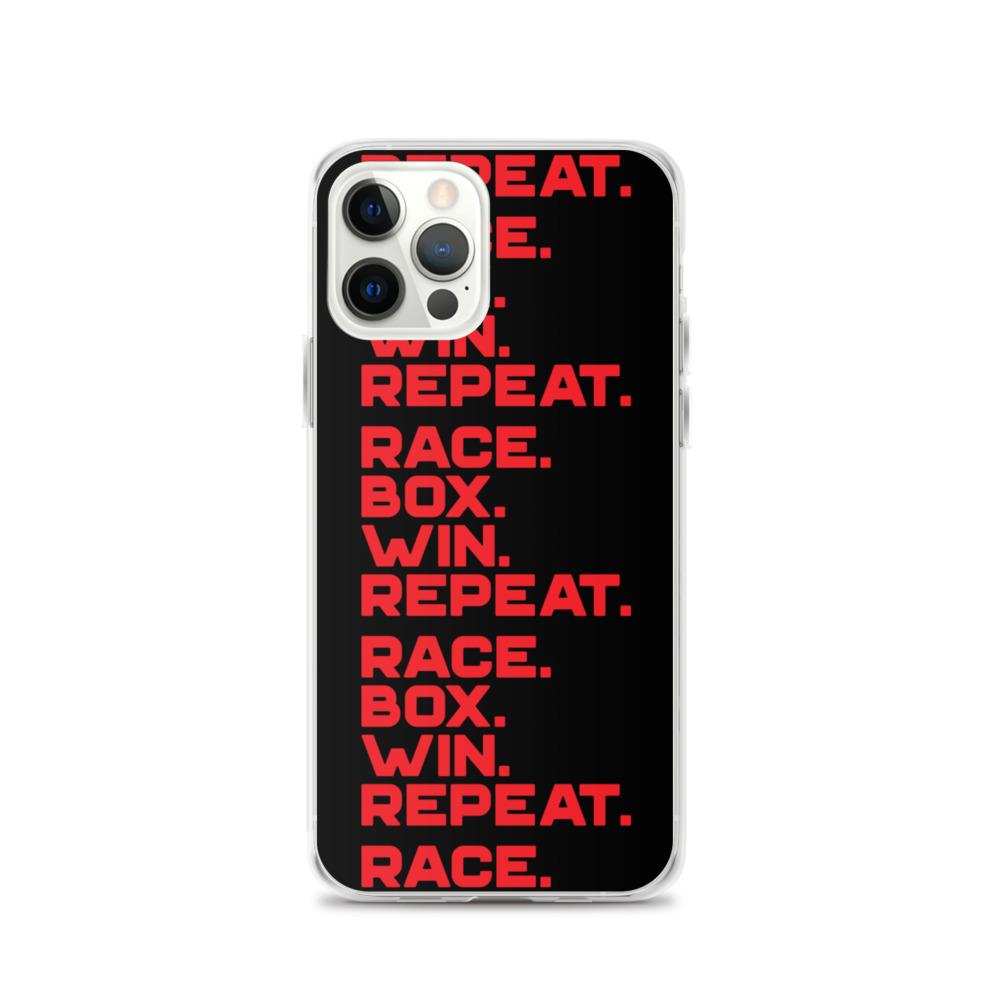 RACE. BOX. WIN. REPEAT. iPhone Case Embattled Clothing iPhone 12 Pro 