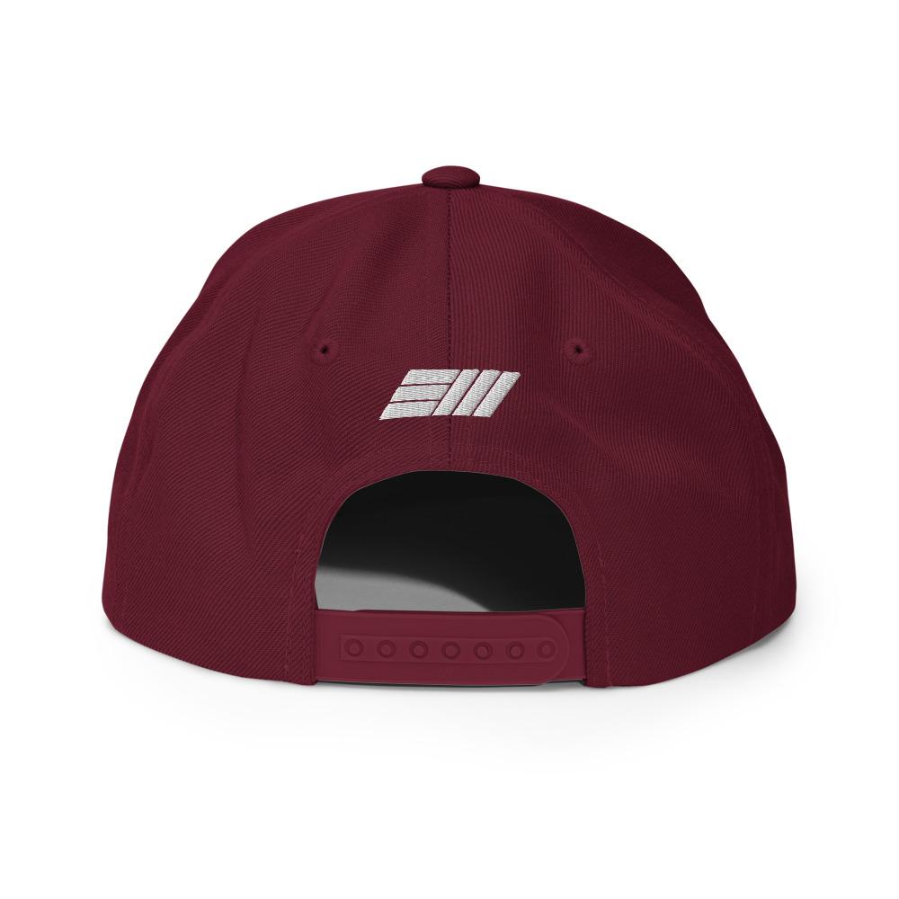 RACE. BOX. WIN. REPEAT. Snapback Hat Embattled Clothing 