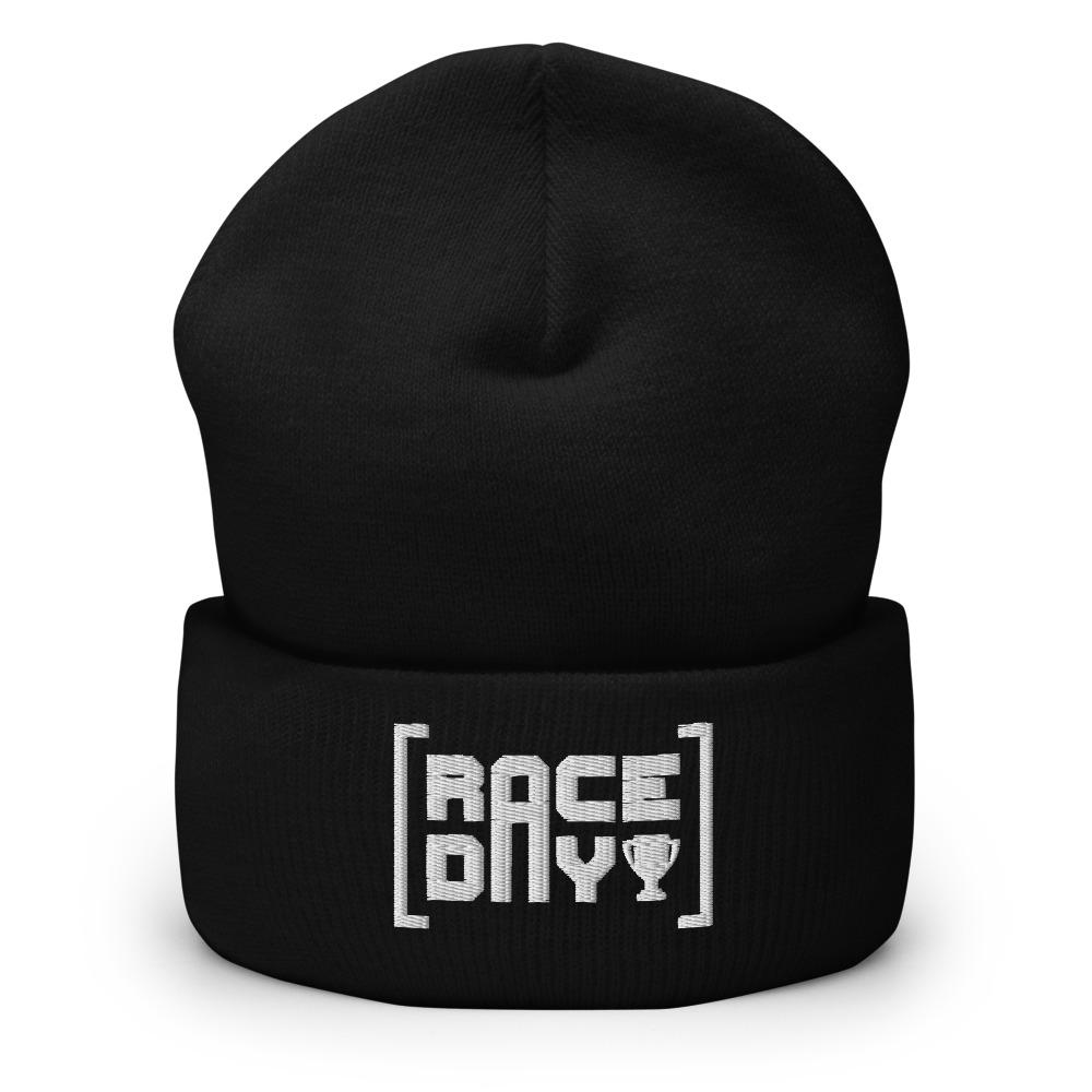 RACE DAY 2.0 Cuffed Beanie Embattled Clothing Black 