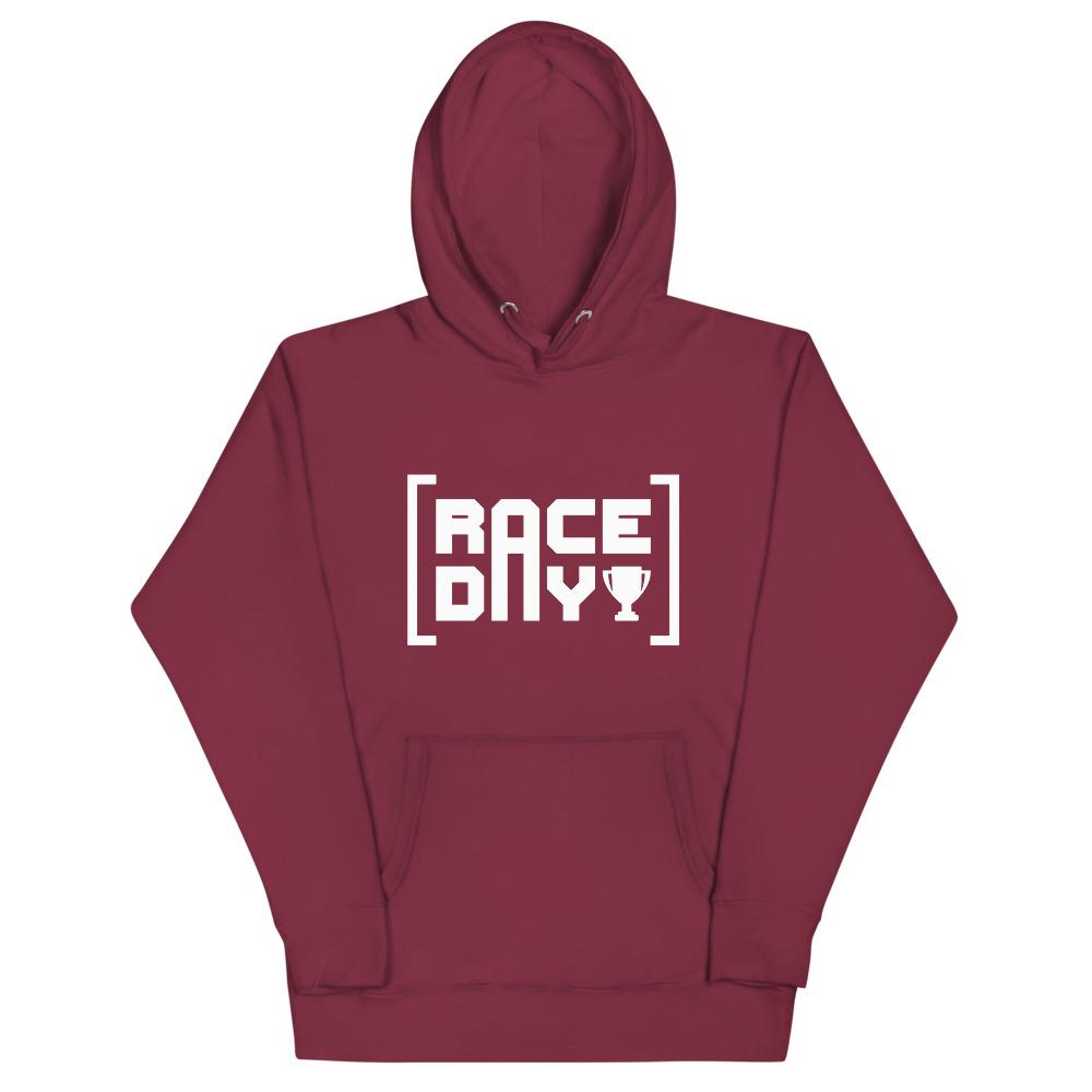 RACE DAY 2.0 Hoodie Embattled Clothing Maroon S 