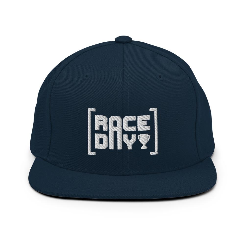 RACE DAY 2.0 Snapback Hat Embattled Clothing Dark Navy 