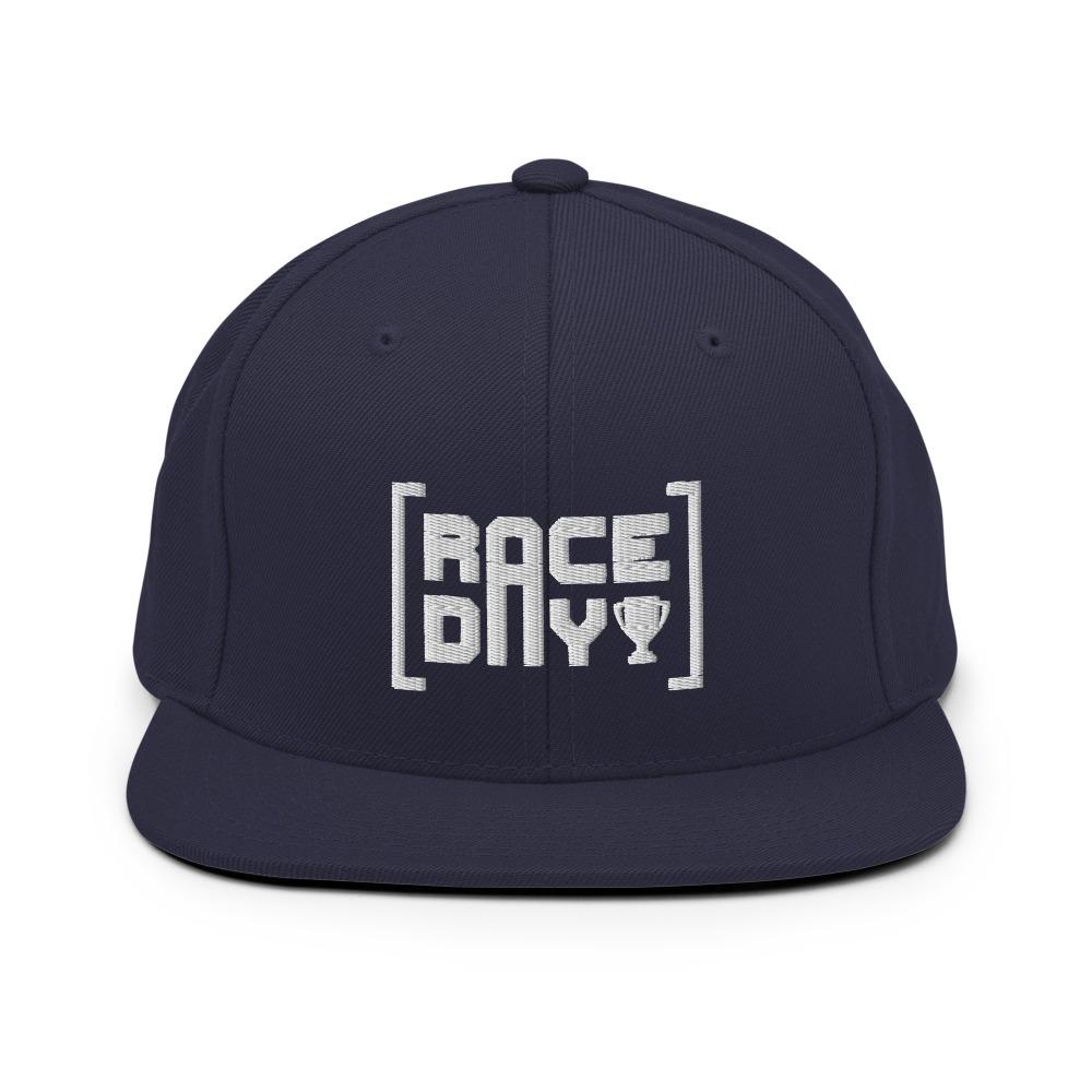 RACE DAY 2.0 Snapback Hat Embattled Clothing Navy 