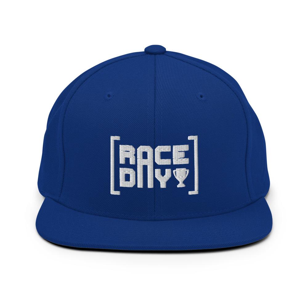 RACE DAY 2.0 Snapback Hat Embattled Clothing Royal Blue 