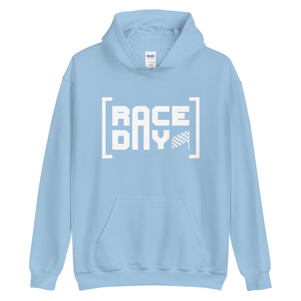 RACE DAY Hoodie Embattled Clothing Light Blue S 