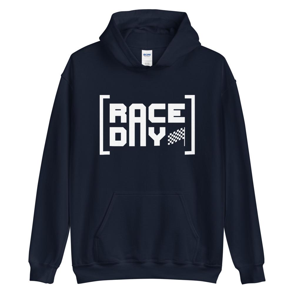 RACE DAY Hoodie Embattled Clothing Navy S 