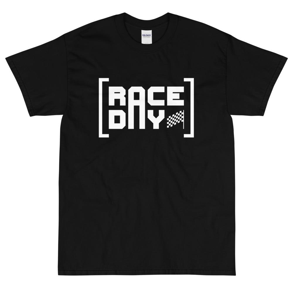 RACE DAY Short Sleeve T-Shirt Embattled Clothing Black S 