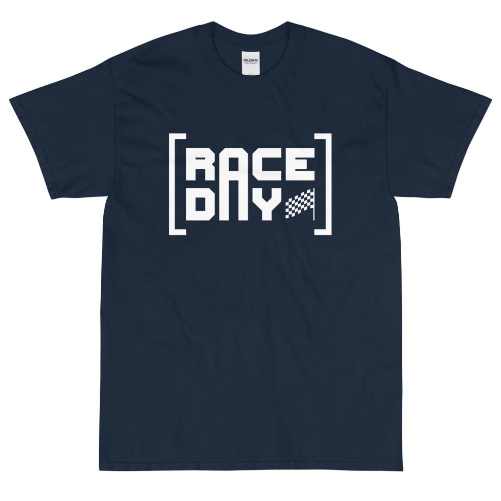 RACE DAY Short Sleeve T-Shirt Embattled Clothing Navy S 