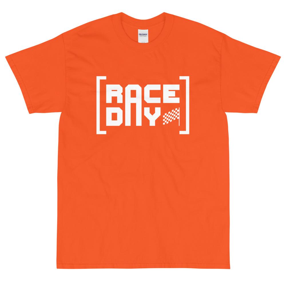 RACE DAY Short Sleeve T-Shirt Embattled Clothing Orange S 