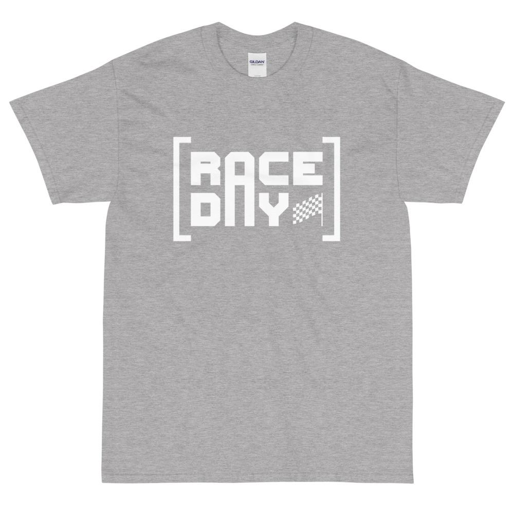 RACE DAY Short Sleeve T-Shirt Embattled Clothing Sport Grey S 