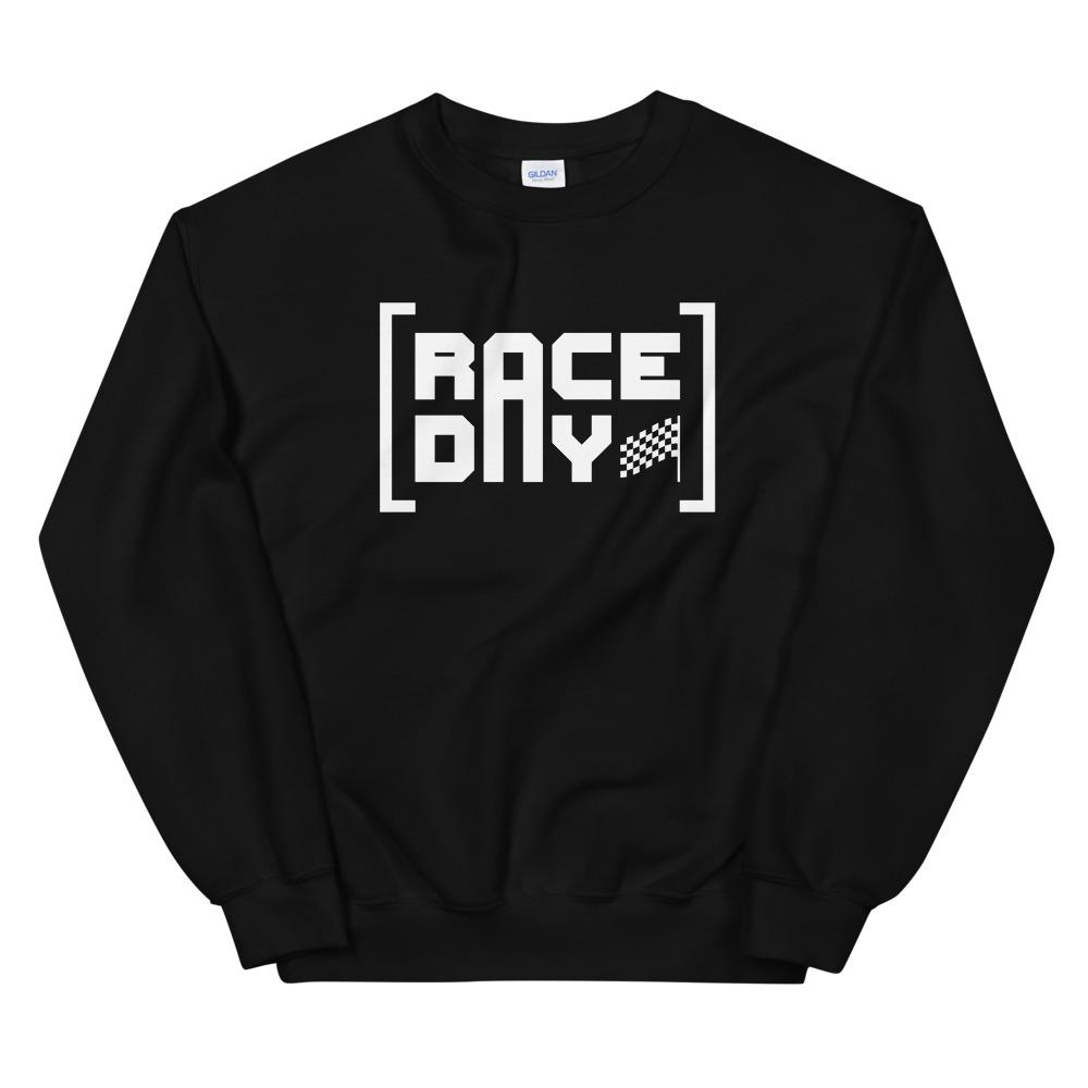RACE DAY Sweatshirt Embattled Clothing Black S 