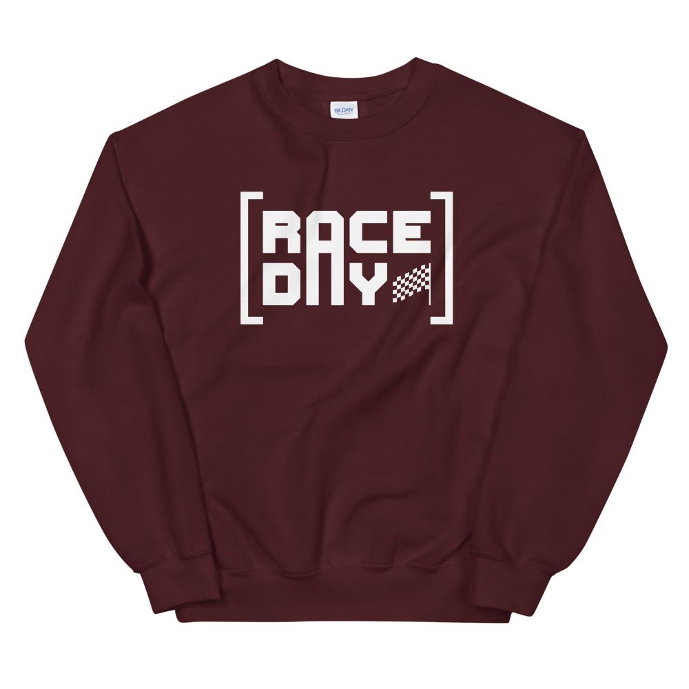 RACE DAY Sweatshirt Embattled Clothing Maroon S 