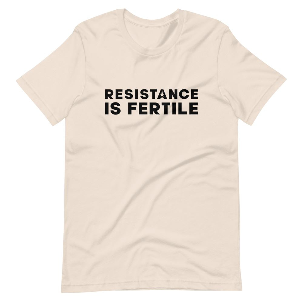 Resistance Is Fertile Short-Sleeve T-Shirt 001 Embattled Clothing Soft Cream S 