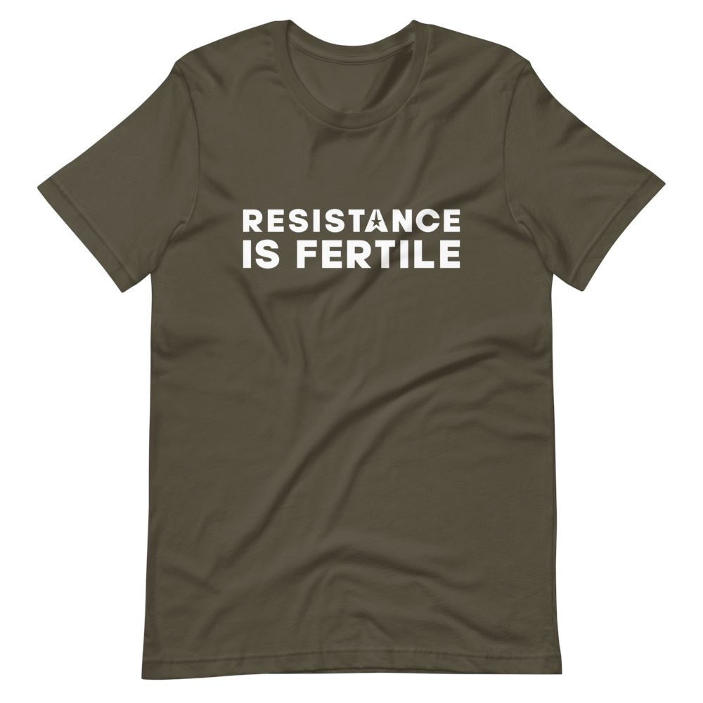 Resistance Is Fertile Short-Sleeve T-Shirt 002 Embattled Clothing Army S 