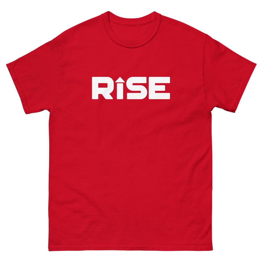 RISE heavyweight tee Embattled Clothing Red S 