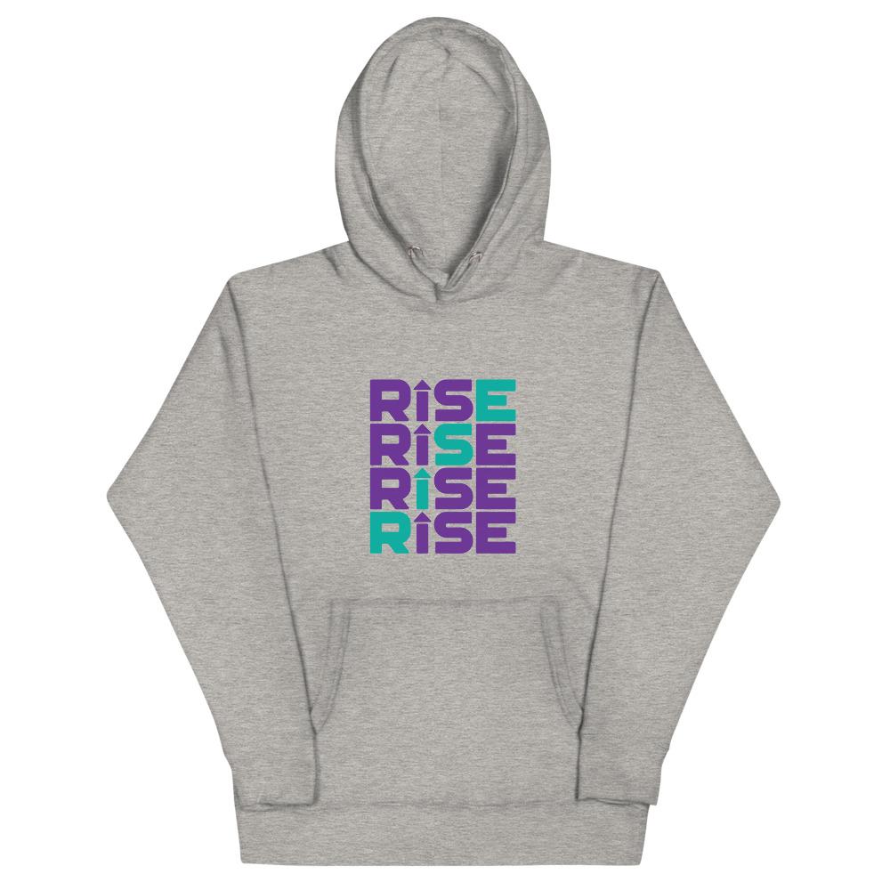 RISE PATTERN Hoodie Embattled Clothing Carbon Grey S 