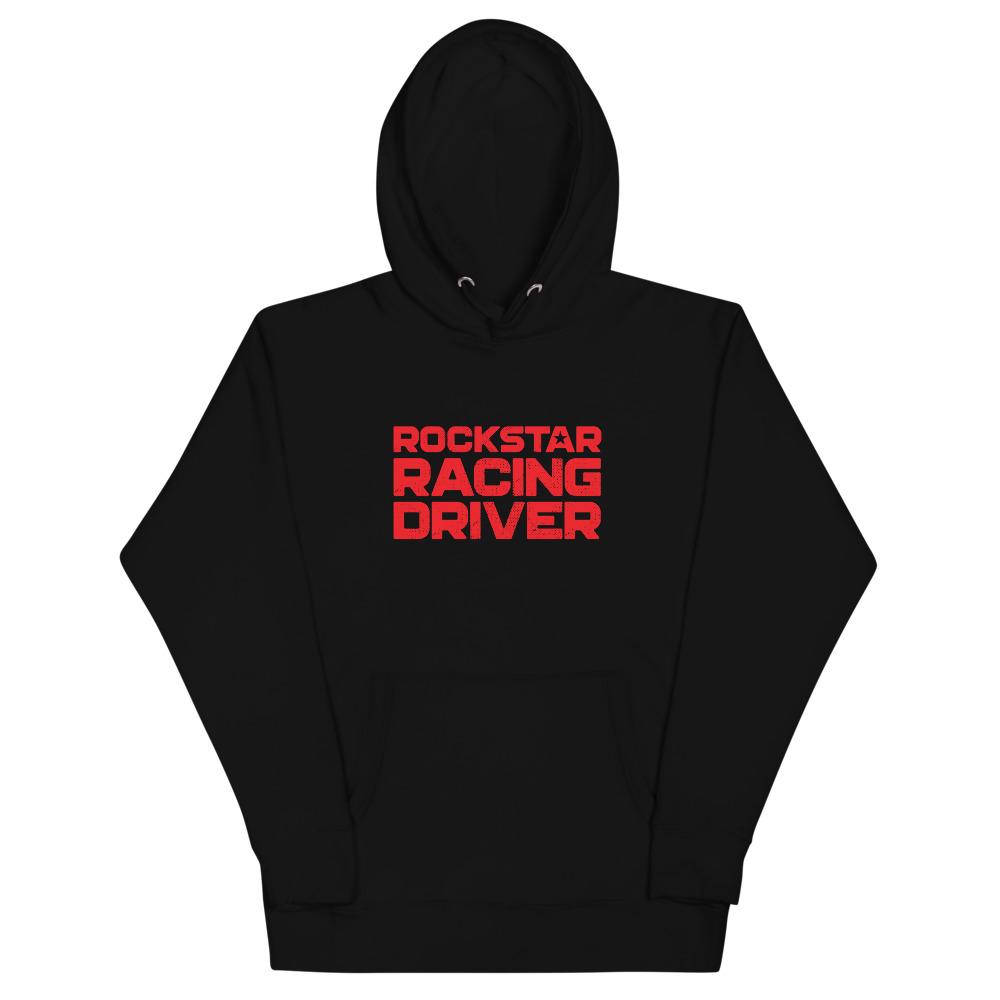 ROCKSTAR RACING DRIVER (FROST WHITE) Hoodie Embattled Clothing Black S 