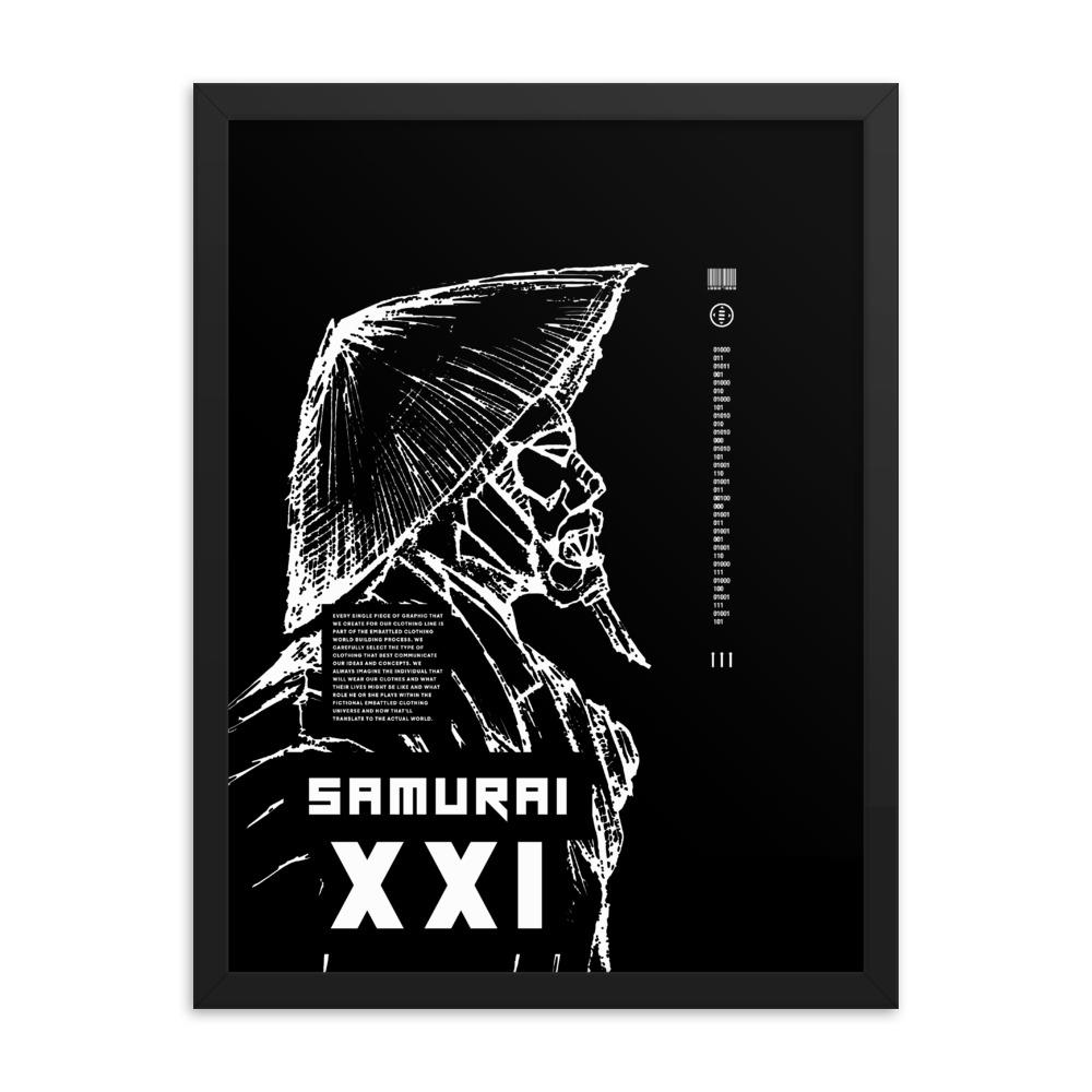 SAMURAI XXI 18" X 24" Framed poster Embattled Clothing 