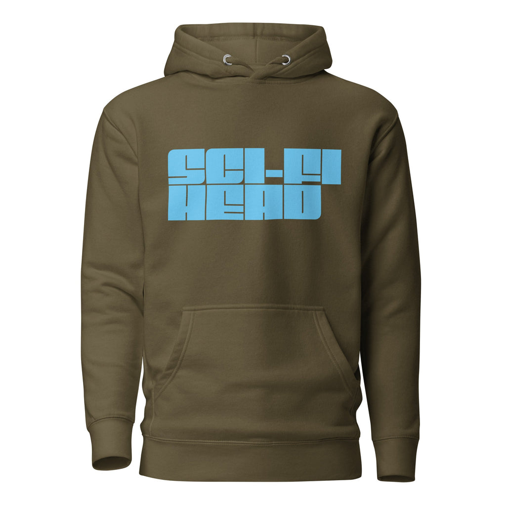 SCI-FI HEAD Hoodie Embattled Clothing Military Green S 
