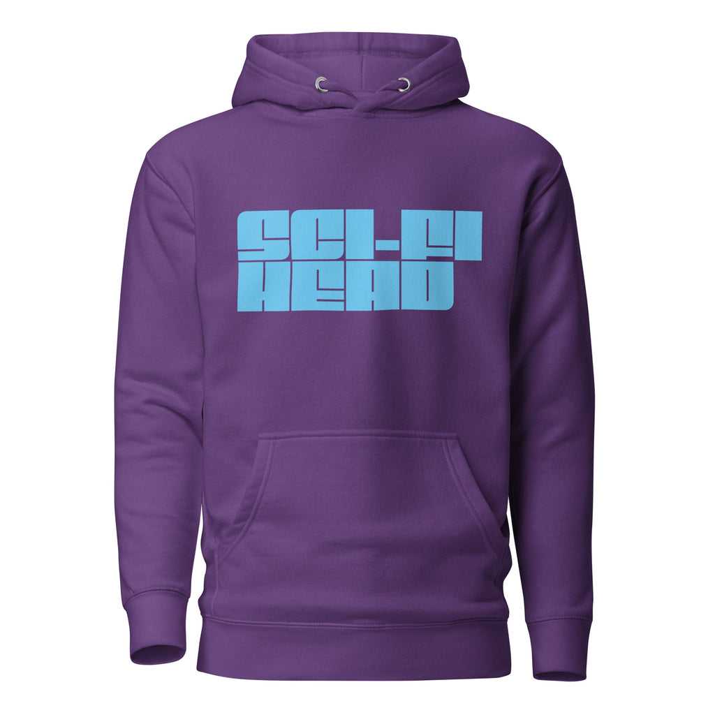 SCI-FI HEAD Hoodie Embattled Clothing Purple S 