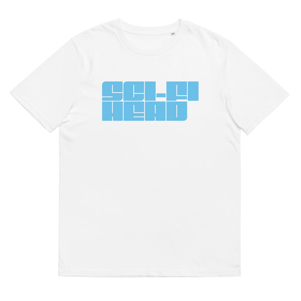 SCI-FI HEAD organic cotton t-shirt Embattled Clothing White S 