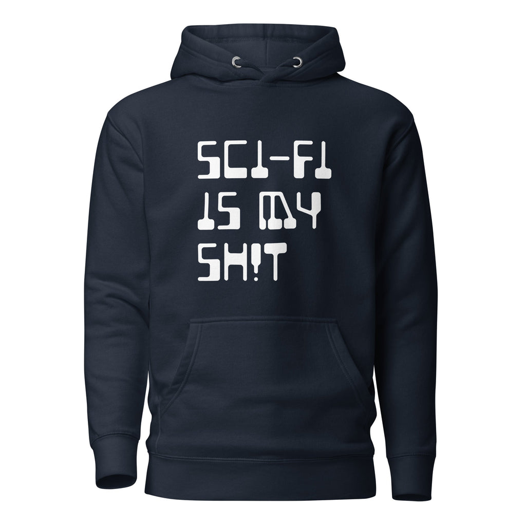 SCI-FI IS MY SH!T Hoodie Embattled Clothing Navy Blazer S 