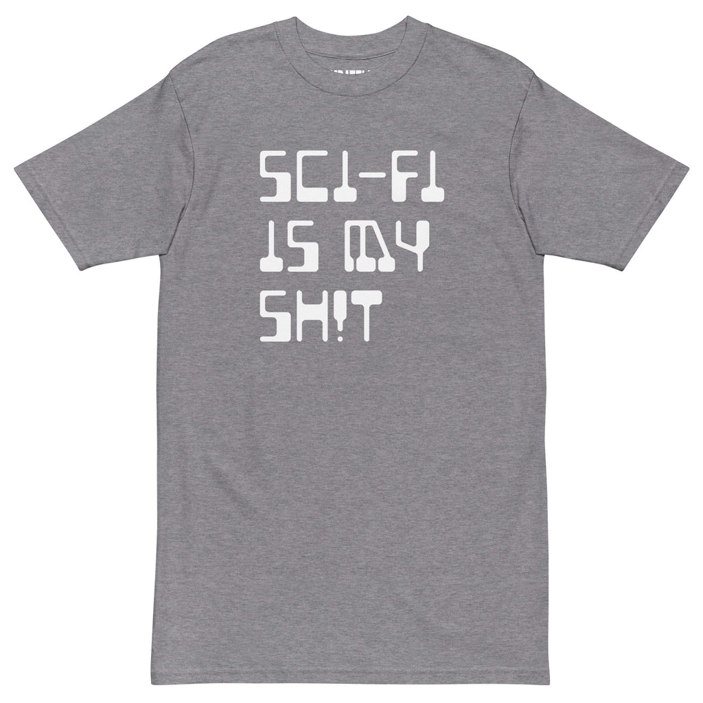 SCI-FI IS MY SH!T Men’s premium heavyweight tee Embattled Clothing Carbon Grey S 