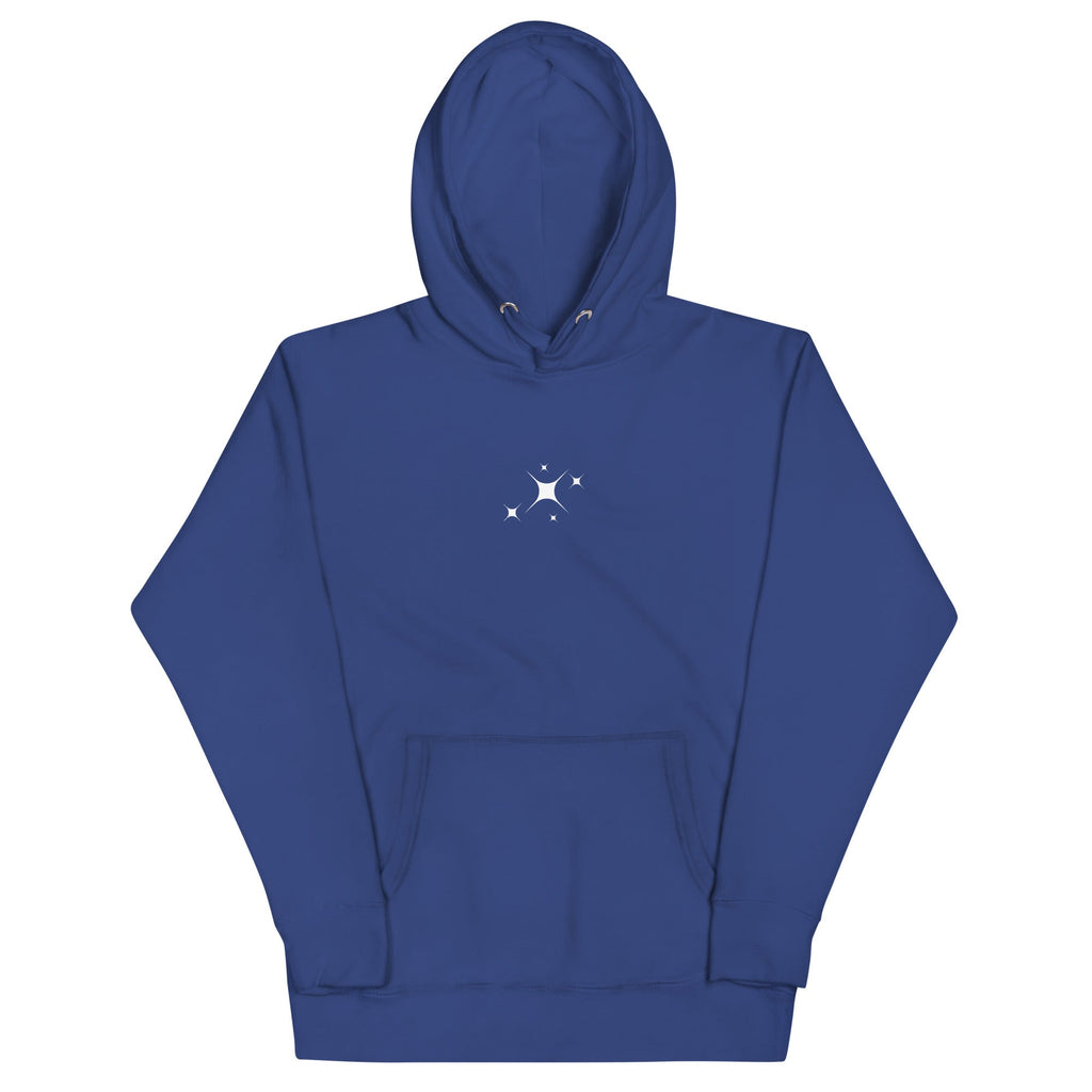 SPACESHIPS AND LASER BLASTERS (GRAVITY WHITE) Hoodie Embattled Clothing Team Royal S 