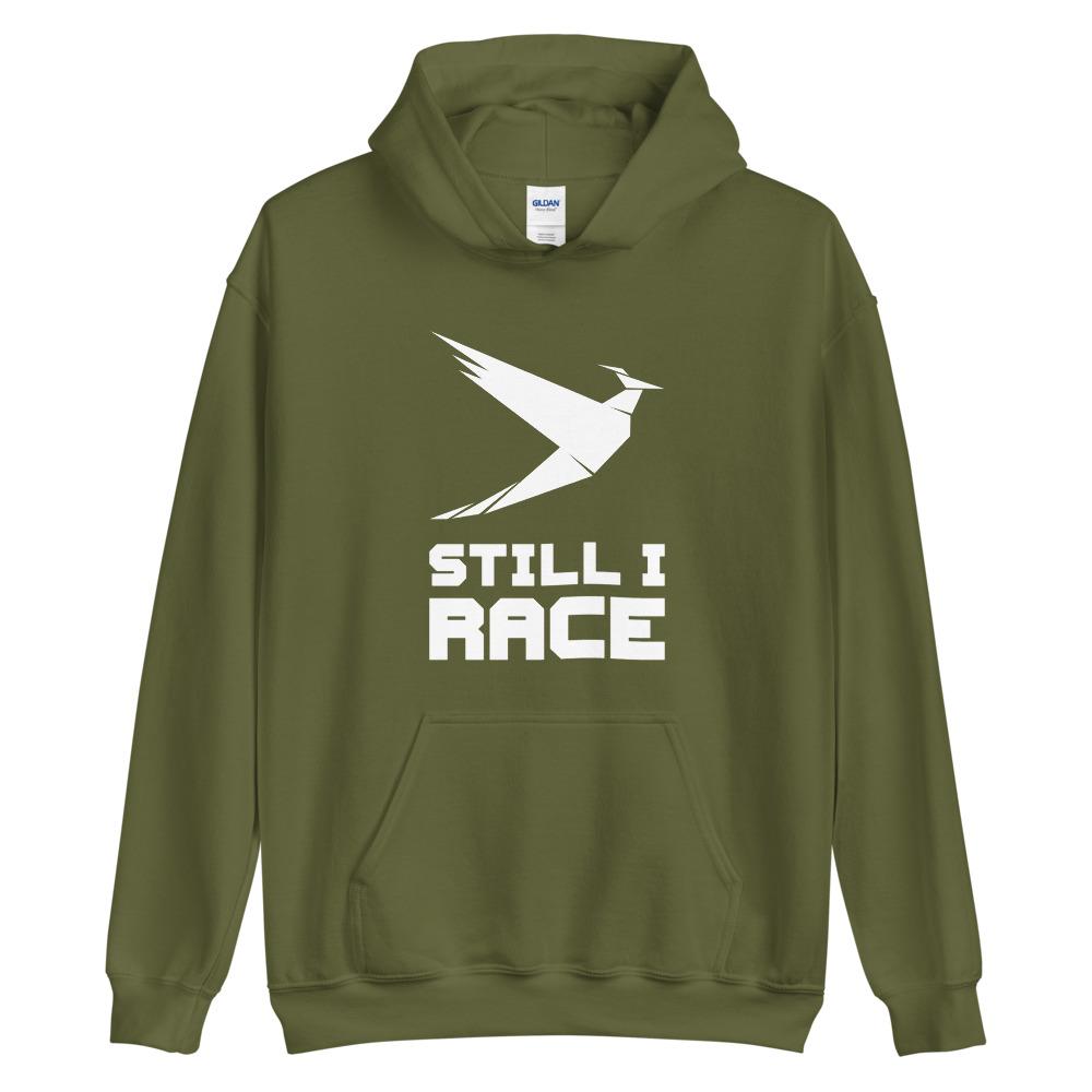 STILL I RACE 2.0 Hoodie Embattled Clothing Military Green S 