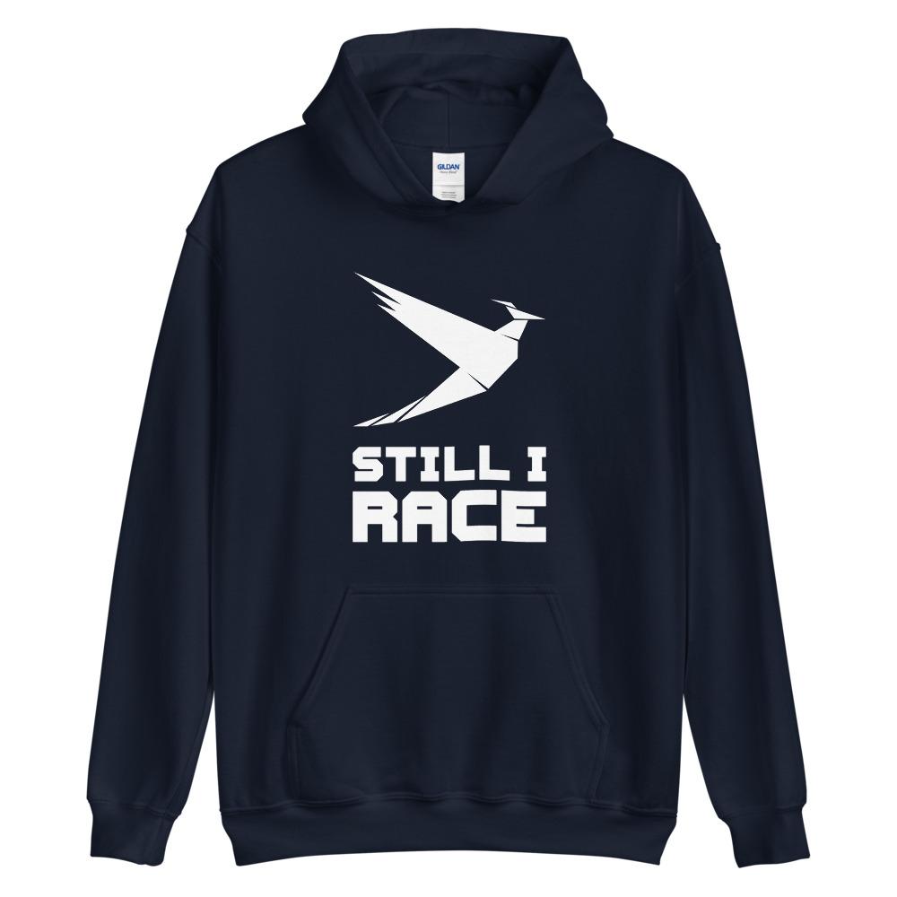 STILL I RACE 2.0 Hoodie Embattled Clothing Navy S 