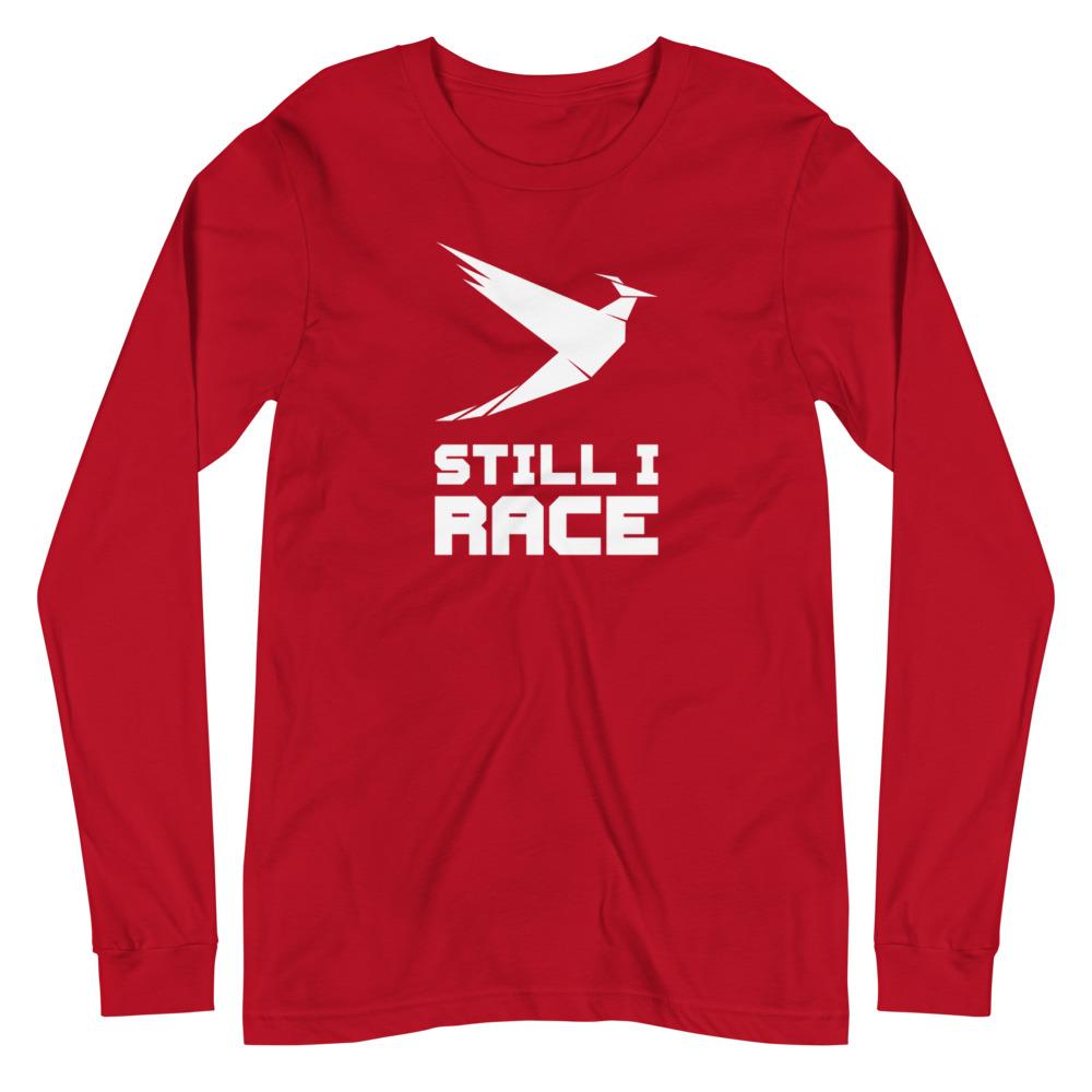 STILL I RACE 2.0 Long Sleeve Tee Embattled Clothing Red XS 