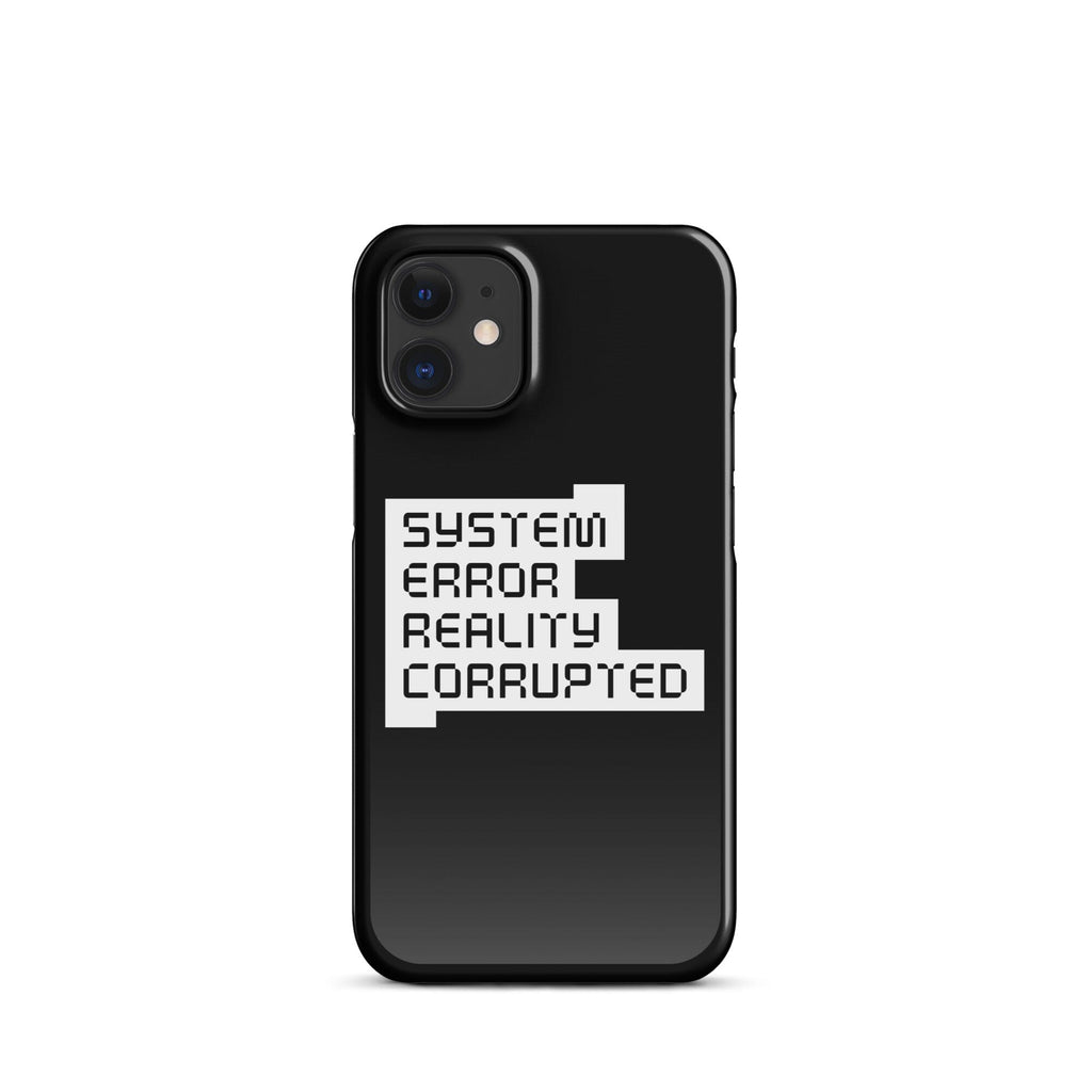 SYSTEM ERROR REALITY CORRUPTED Snap case for iPhone® Embattled Clothing iPhone 12 Mini 