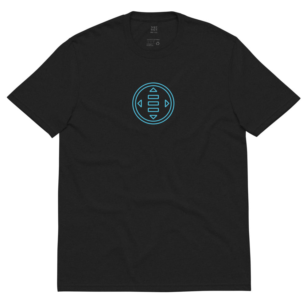 The EC Grid recycled t-shirt Embattled Clothing Black S 