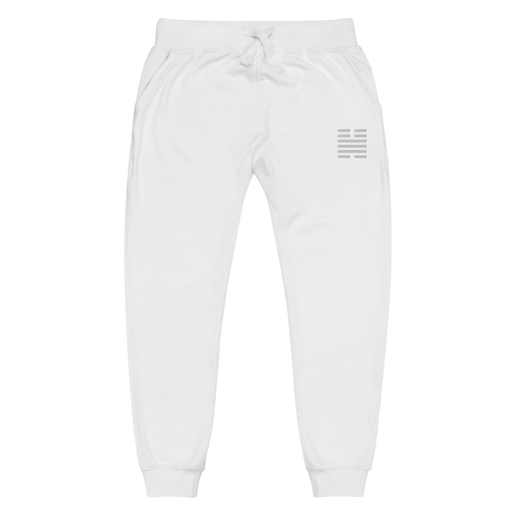 THE FORCE fleece sweatpants Embattled Clothing White XS 