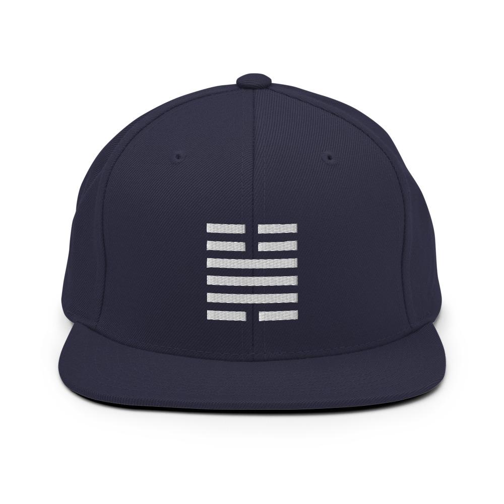 THE FORCE Snapback Hat Embattled Clothing Navy 