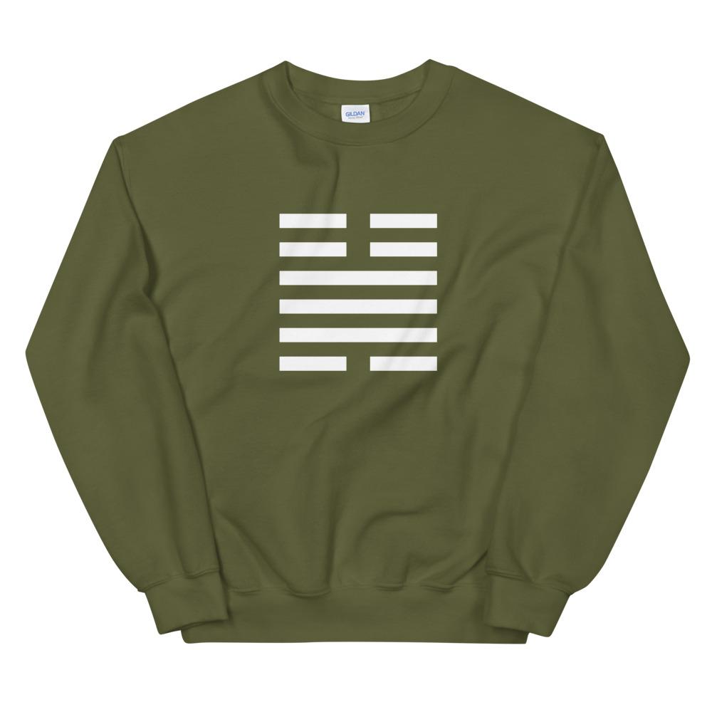 THE FORCE Sweatshirt Embattled Clothing Military Green S 