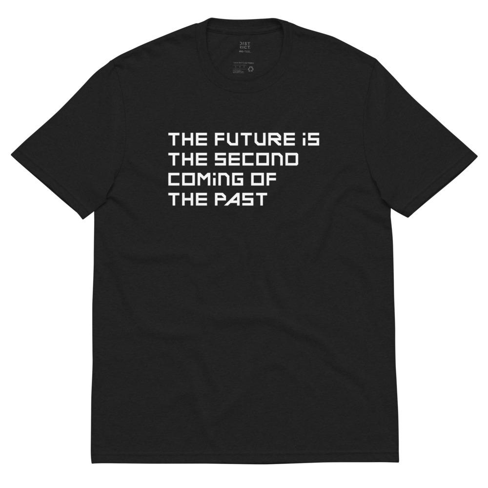 The Future (Stone White) recycled t-shirt Embattled Clothing Black S 