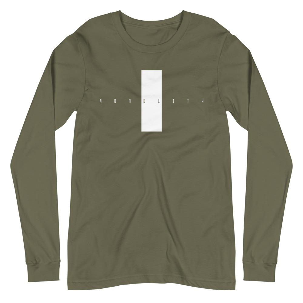 THE MONOLITH Long Sleeve Tee Embattled Clothing Military Green XS 